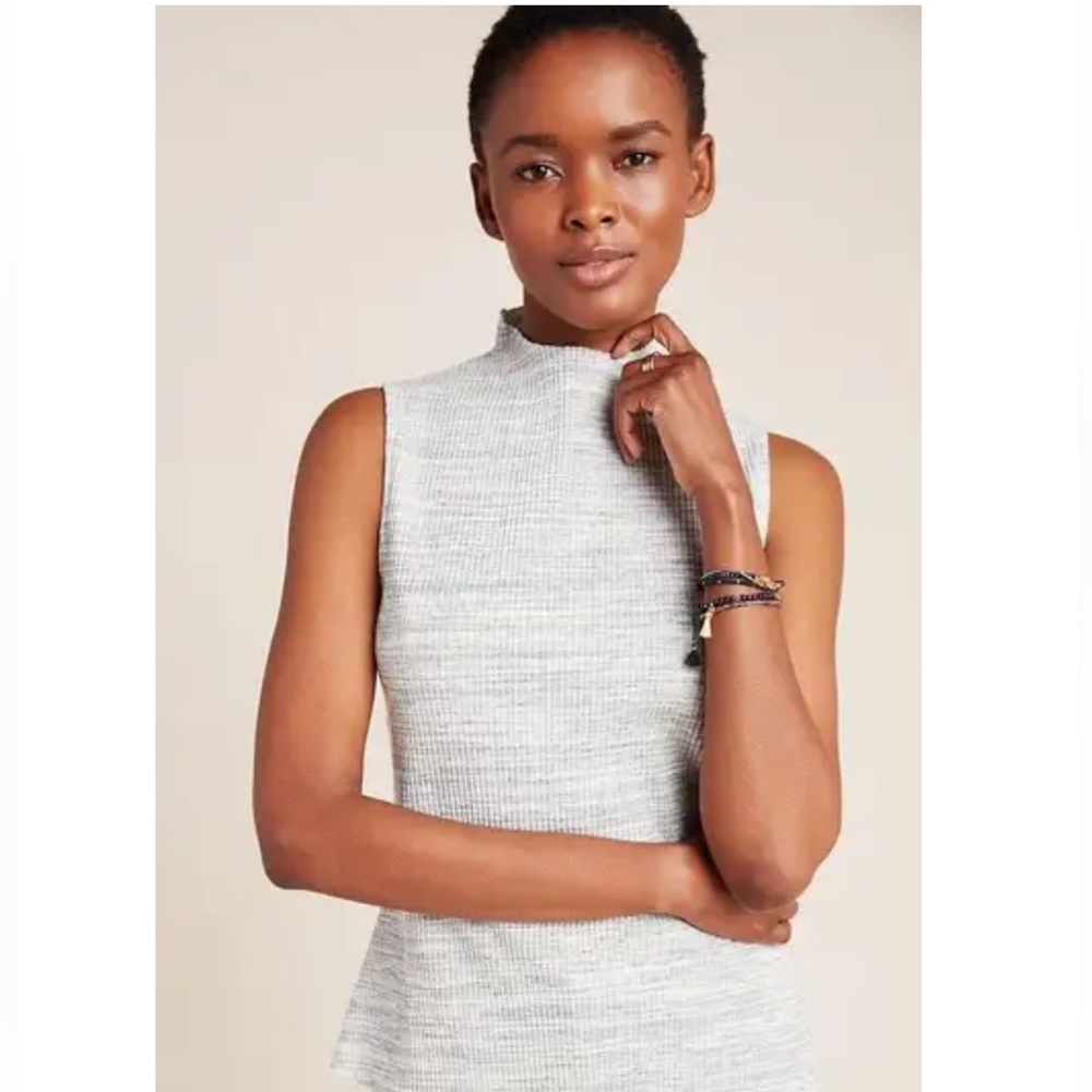 Anthropologie Eri + Ali Tenley Tank in Neutral Motif Medium